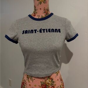 Gray Saint-Étienne Women's Crop Top